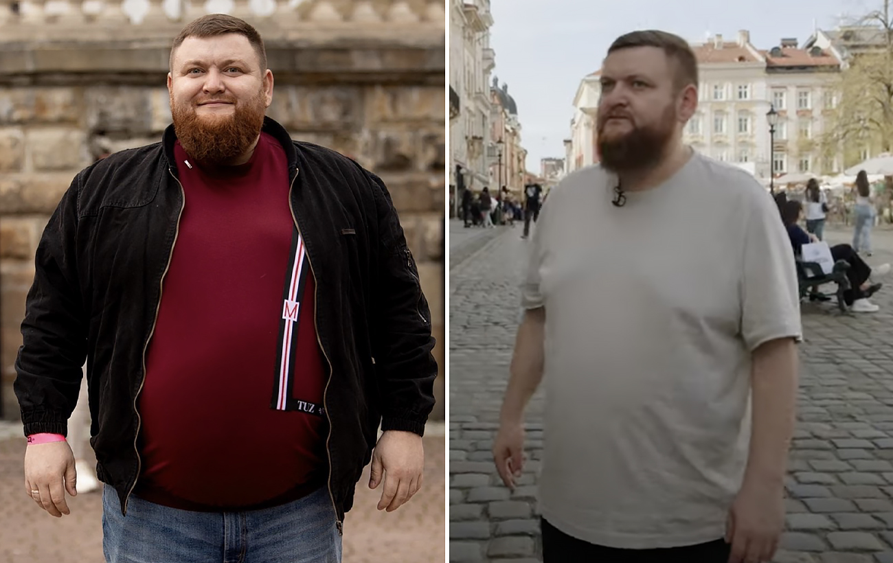 Жогло з "Вар'ятів" розсекретив, як скинув 54 кг за пів року: фото до і після